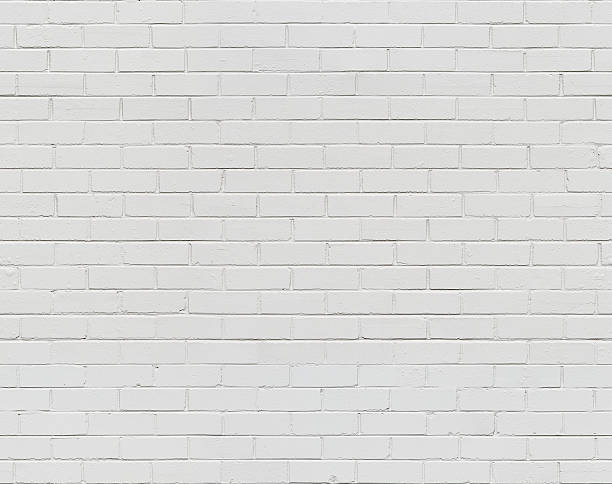 mur de briques sans couture blanc - seamless brick repetition pattern photos et images de collection