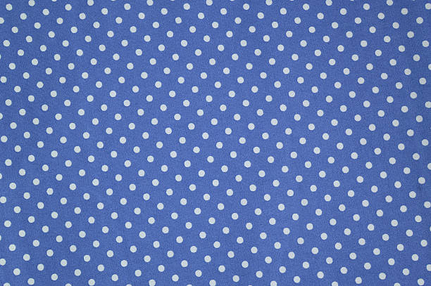 istock Seamless polka dots fabric for background 537405265