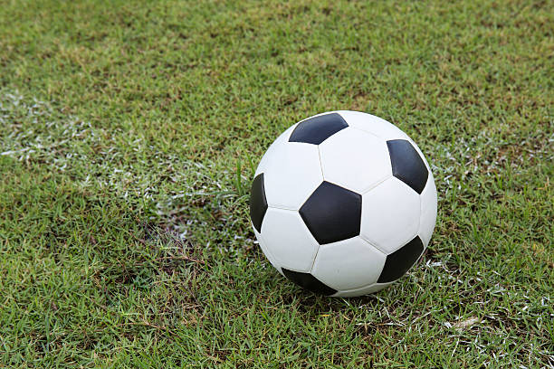 istock soccer ball on the field 537407140