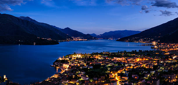 istock Lago di Como (Lake Como) high definition panorama from Peglio 537409230