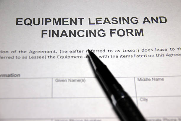 istock Equipment Leasing and Financing Form 537412298