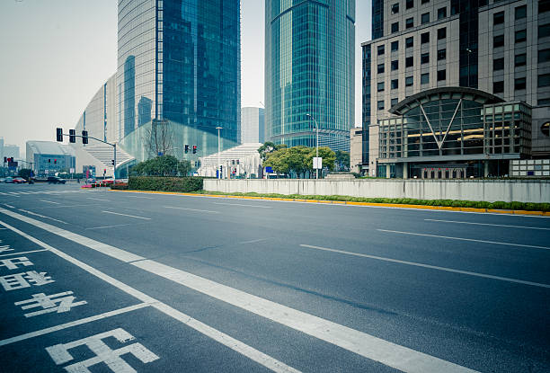 istock road in front of office building 537413928