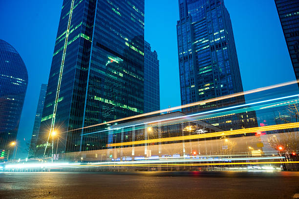 istock light trails in the city 537414428