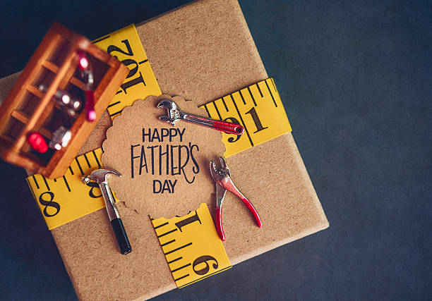 Handmade Father's Day gift for the DIY dad with toolbox, tools and tape measure
