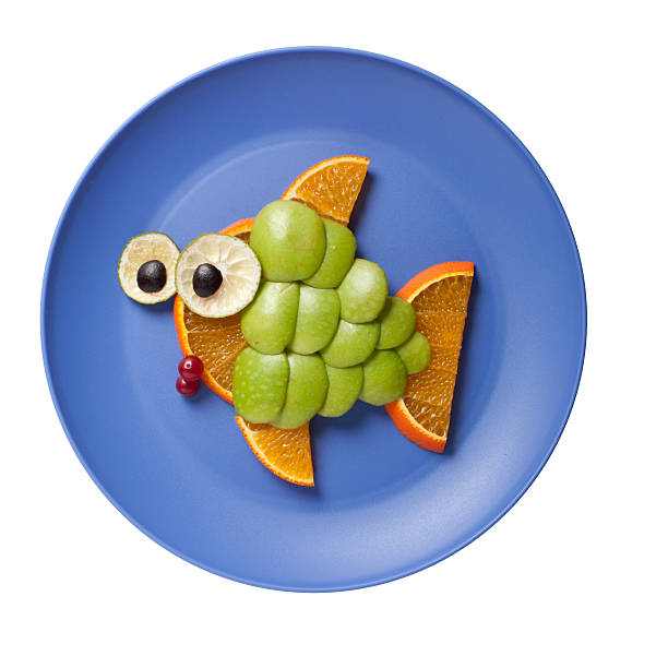 istock Fish made of fruits 537419152
