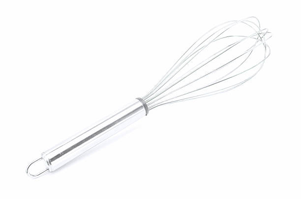 istock Metal whisk on white background. 537421124