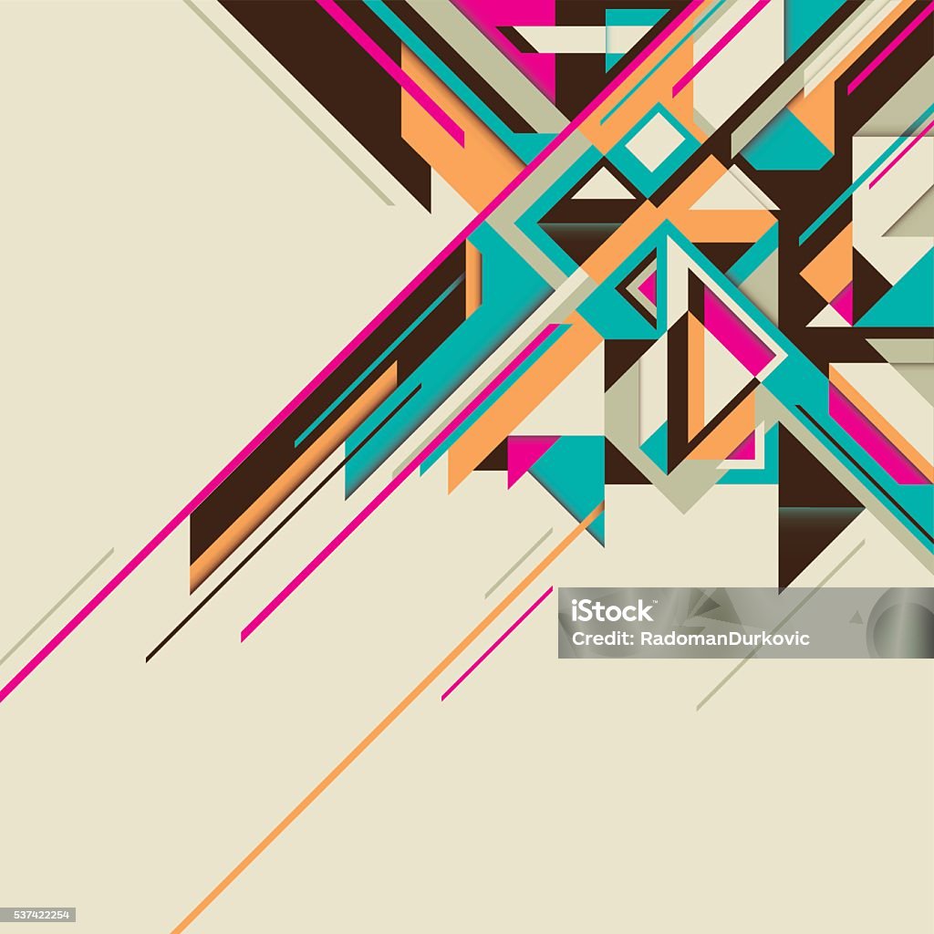 Angular Abstract Pattern Angular Abstract Background Stock Illustration - Download Image Now ...