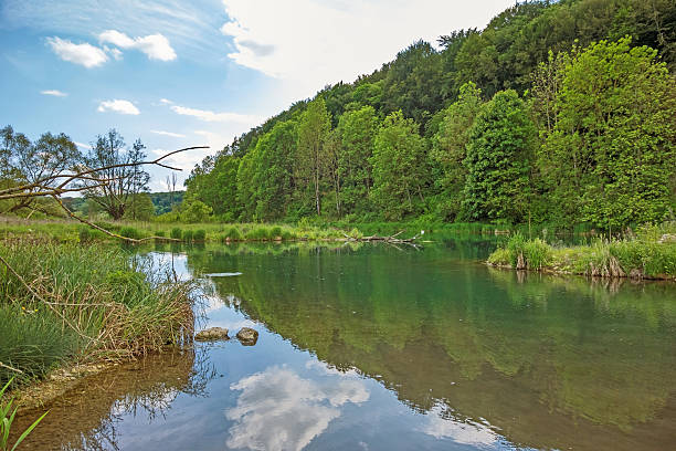 istock River Brenz - valley Eselsburger Tal 537425344