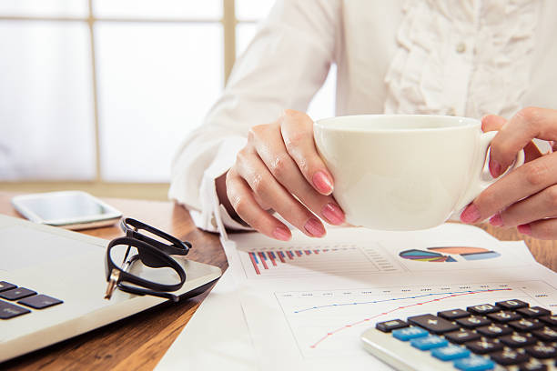 istock Businesswoman Savoring her morning coffee 537431290