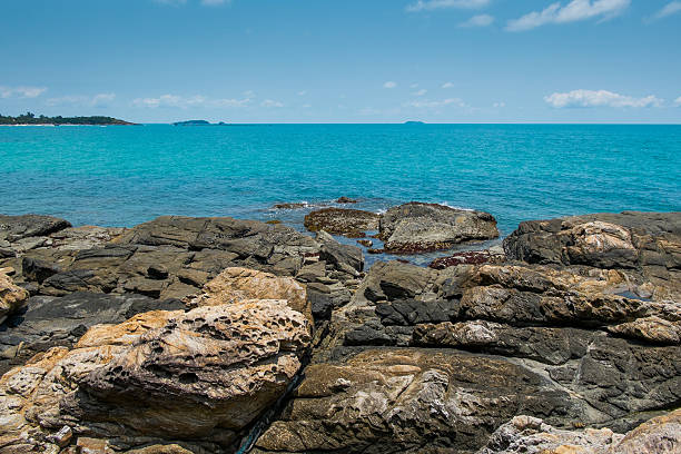 istock Rocks, sea and sky are beautiful in Thailand. 537431796