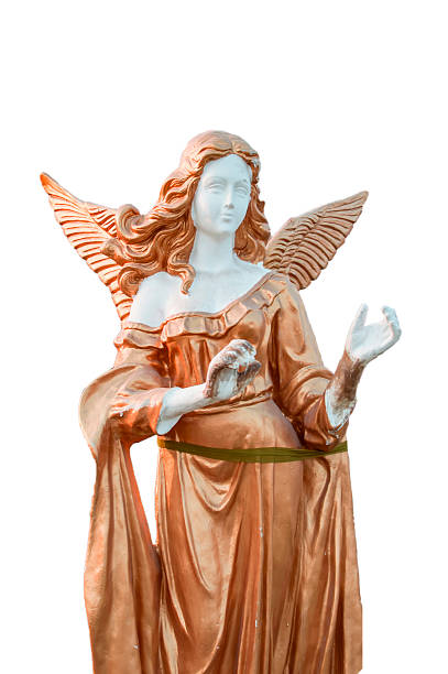 istock Angelic figure with angel like features 537432152