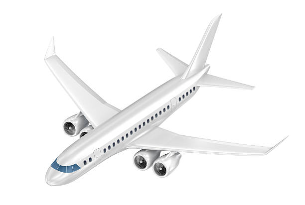 istock Airplane isolated on blue. My Own Design 537433086