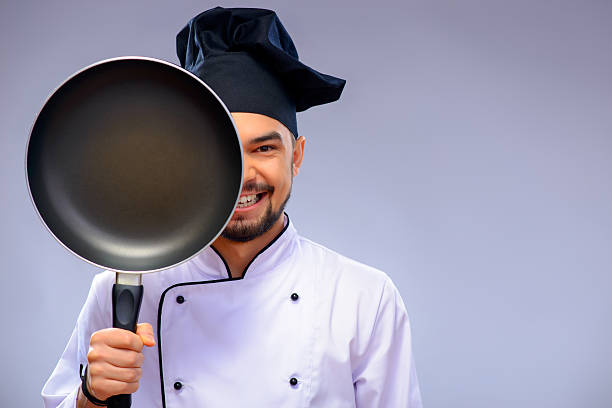 istock Portrait of young handsome cook 537433195
