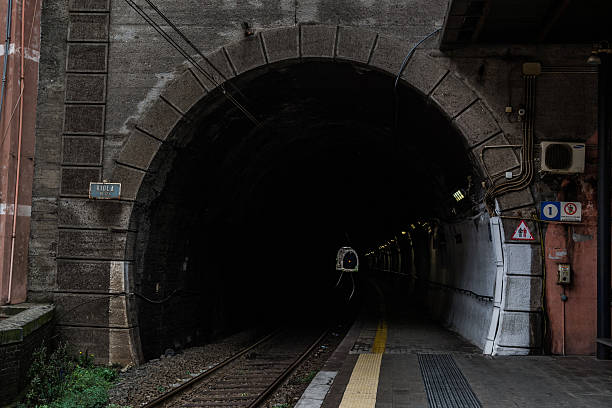 istock Train station at Manrola in Cinque Terre Italy 537433237