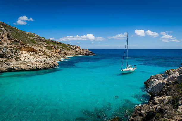 Yacht in dream bay