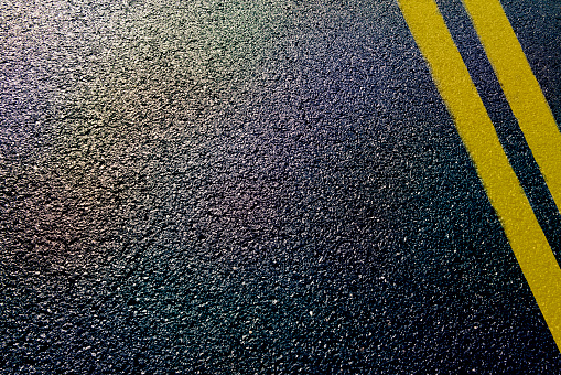 asphalt detail of road