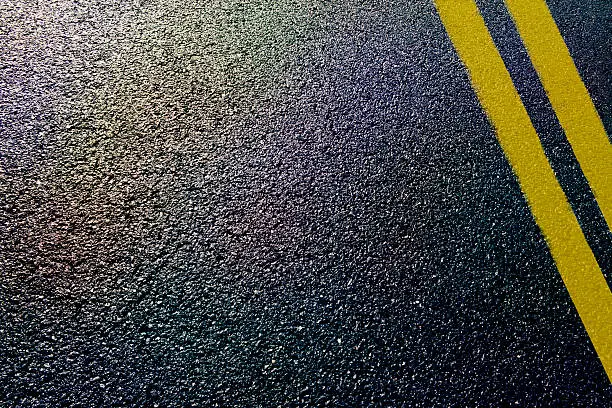 asphalt detail of road