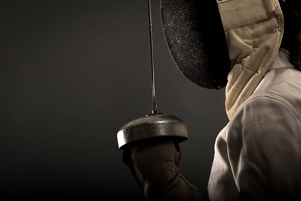 cercado deporte. - esgrima fotografías e imágenes de stock