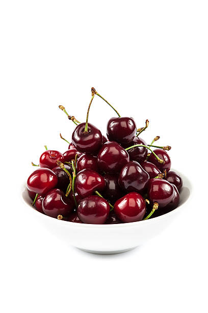 istock Ripe sweet cherries in a bowl. 537437312