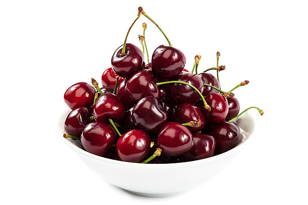 istock Ripe sweet cherries in a bowl. 537438240