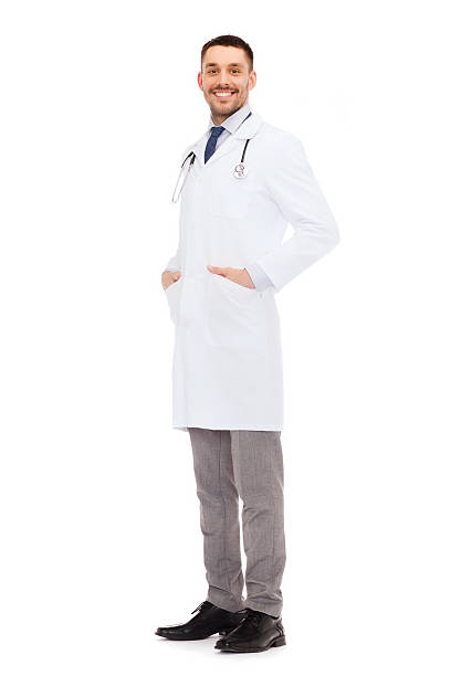 istock smiling male doctor with stethoscope 537438935