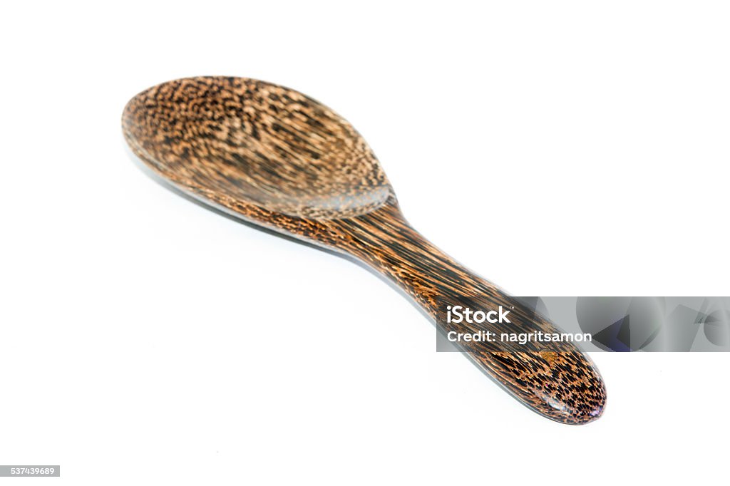 wood ladle on White background Wooden spoon on White background 2015 Stock Photo