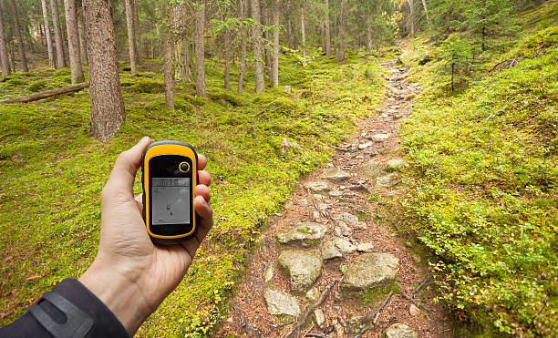 istock finding the right position in the forest via gps 537441506