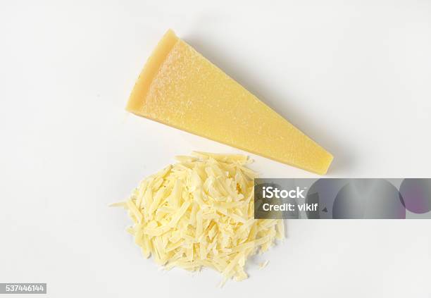 Grated Parmesan Cheese Stock Photo - Download Image Now - Grated, High Angle View, Directly Above