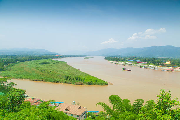 istock Golden Triangle, Mekong River. Thailand, Myanmar and Laos. 537449072