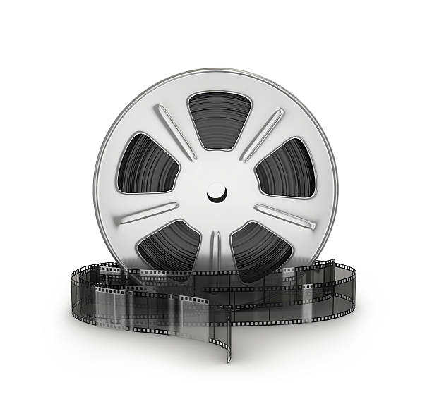 istock Movie films spool with film. 3d illustration 537450570