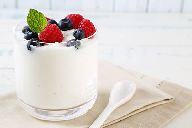 yogurt yogurt yogurt parfait stock pictures, royalty-free photos & images