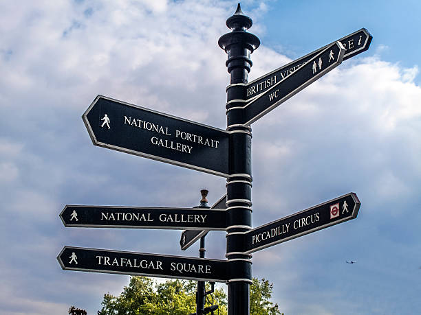 istock Traffic sign - London 537454277