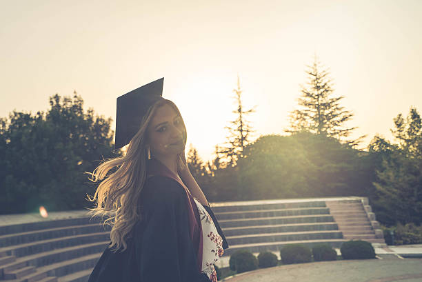 istock Beautiful Female College Graduate 537454560