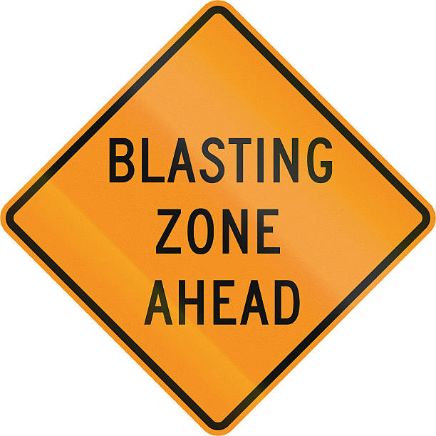 40+ Blasting Area Warning Sign Stock Photos, Pictures & Royalty