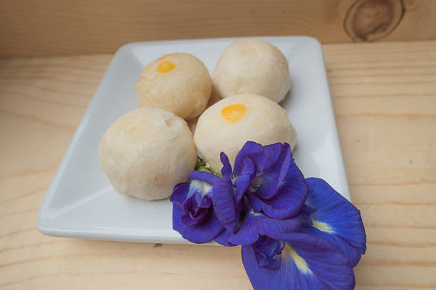 istock The Chinese cakes on wooden background 537455874
