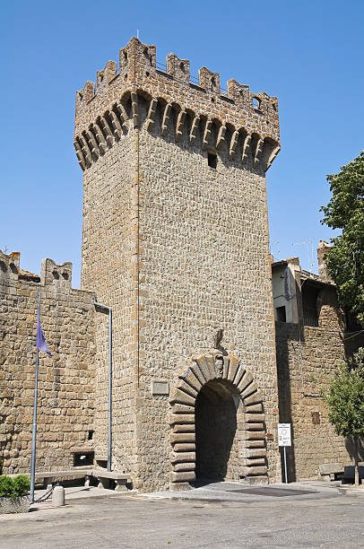 istock Roman gate. Mr Vitorchiano. Latium. Italy. 537456427
