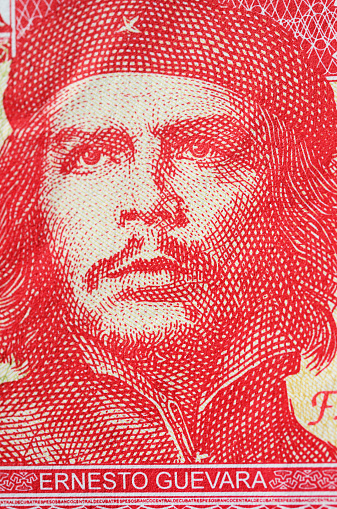 Ernesto Che Guevara on 3 Pesos banknote from Cuba