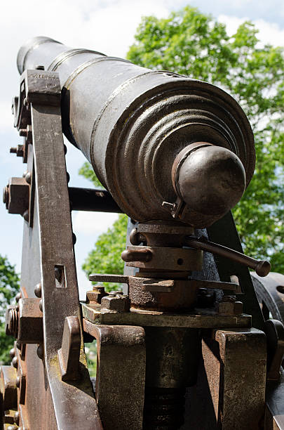 istock old cannon on a gun carriage 537458124