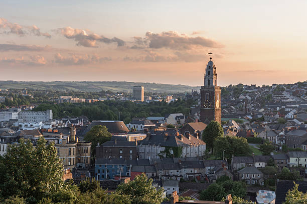 Cork City, Ireland at Sunset. Cork City, Ireland at Sunset. county cork stock pictures, royalty-free photos & images