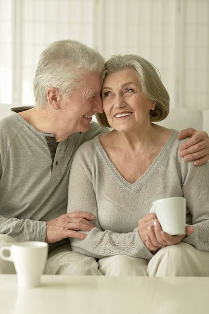 istock happy Senior couple 537465426