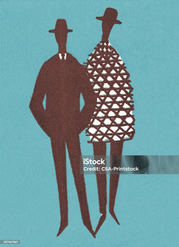 Two Male Models http://csaimages.com/images/istockprofile/csa_vector_dsp.jpg 2015 stock illustration