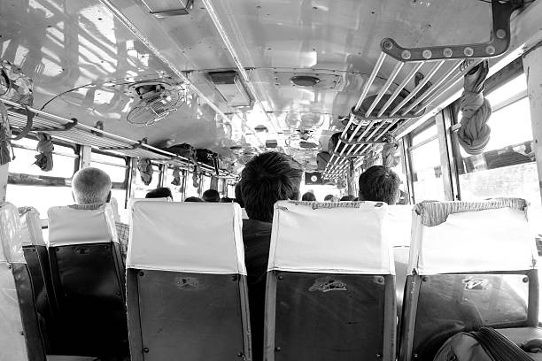 istock Interior of an old school bus,Thailand 537468557
