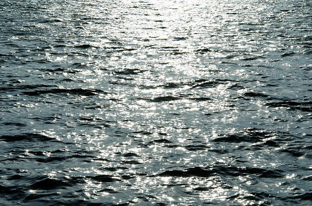 istock Texture of rippled sun-dappled river water 537469006