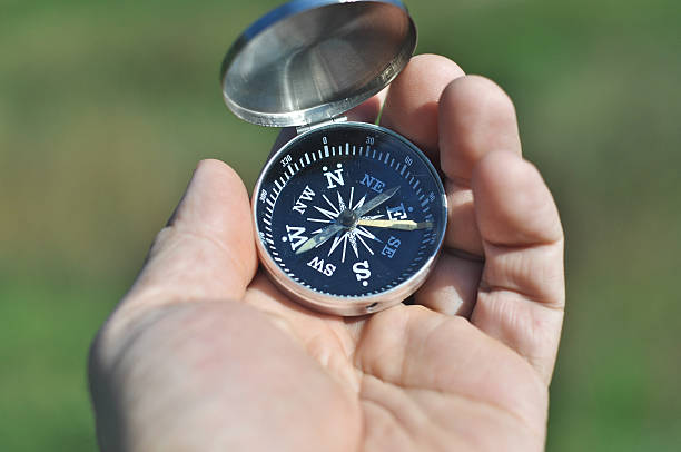 istock compass in the palm of your hand. 537469517