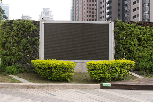 istock Large blank billboard on a street wall 537474454