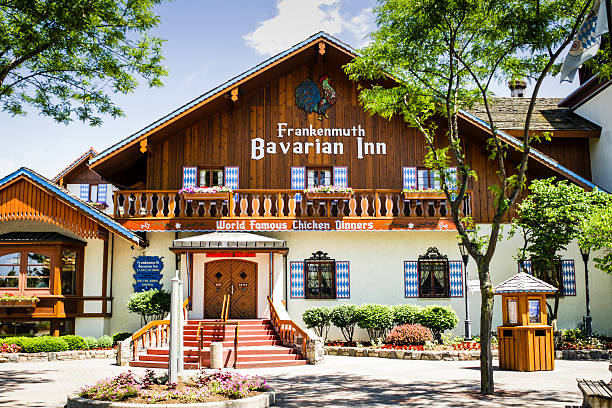 The Bavarian Inn Restaurant in Frankenmuth MI stock photo