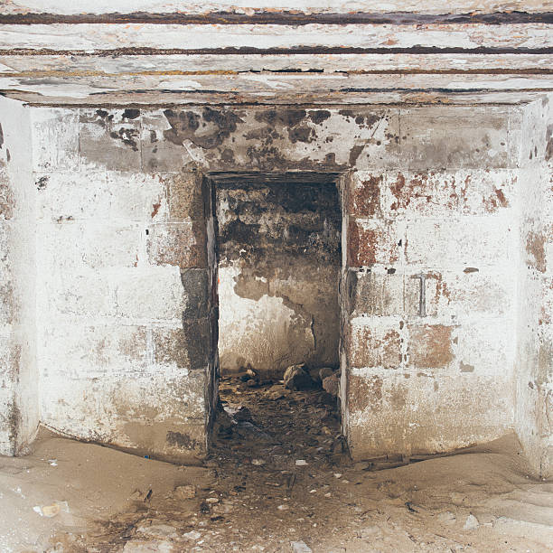 istock old war fort ruins on the beach- vintage effect 537484891