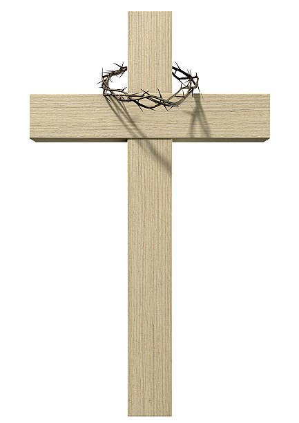 istock Crucifix With A Crown Of Thorns 537498815