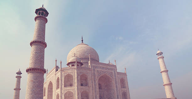 istock Low angle view of Taj Mahal 537499725