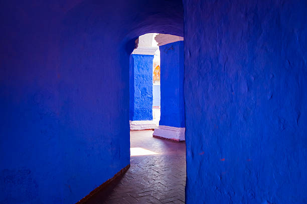 il monastero di santa caterina (santa catalina), arequipa perù, - santa catalina monastery foto e immagini stock